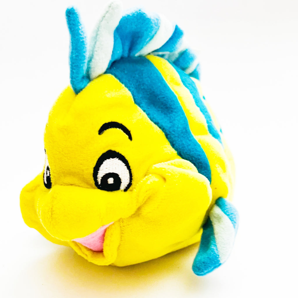 Disney The Little Mermaid Flounder Mouseketoys Bean Bag Plush