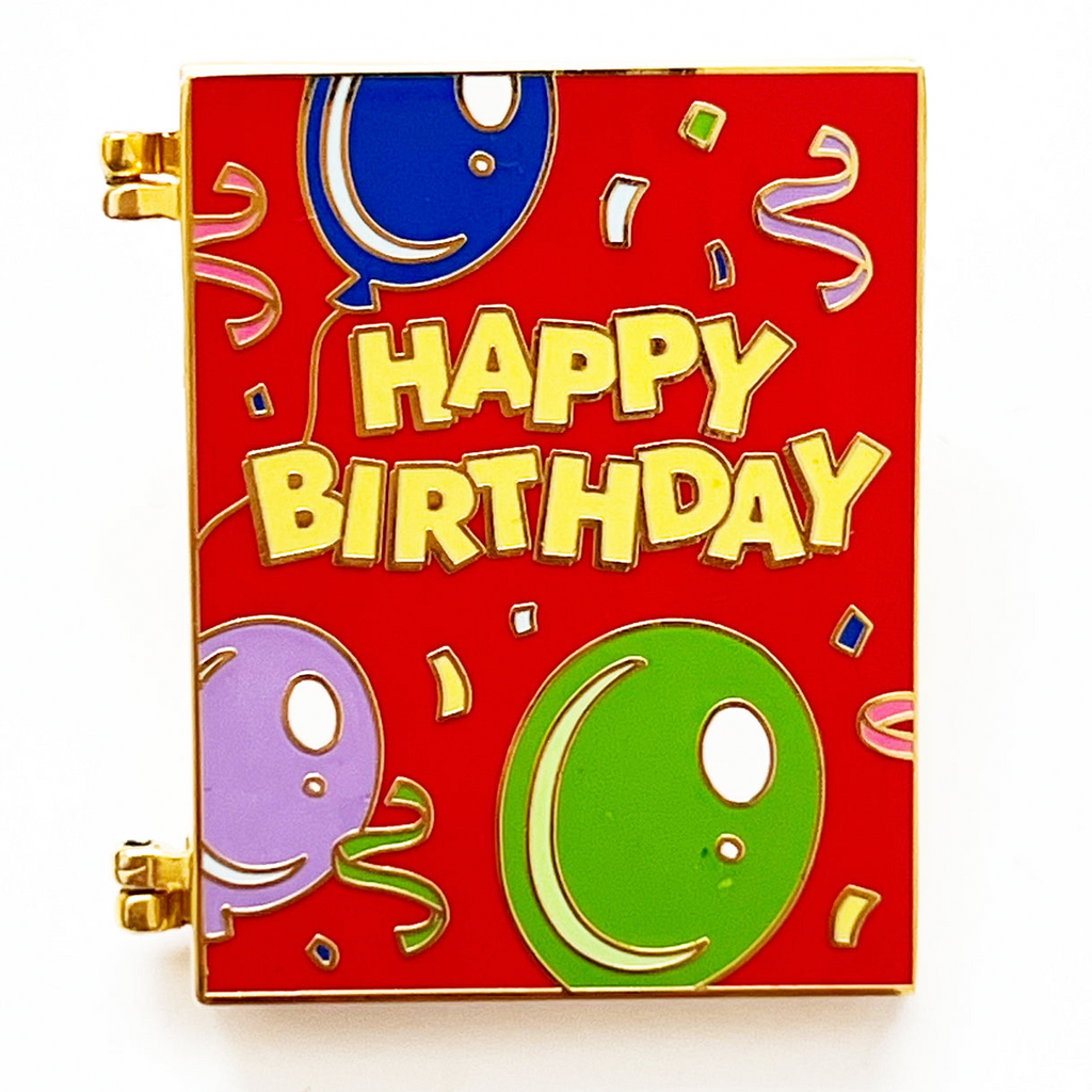 Disney Cast Exclusive Happy Birthday Donald Goofy Mickey Hinged Pin