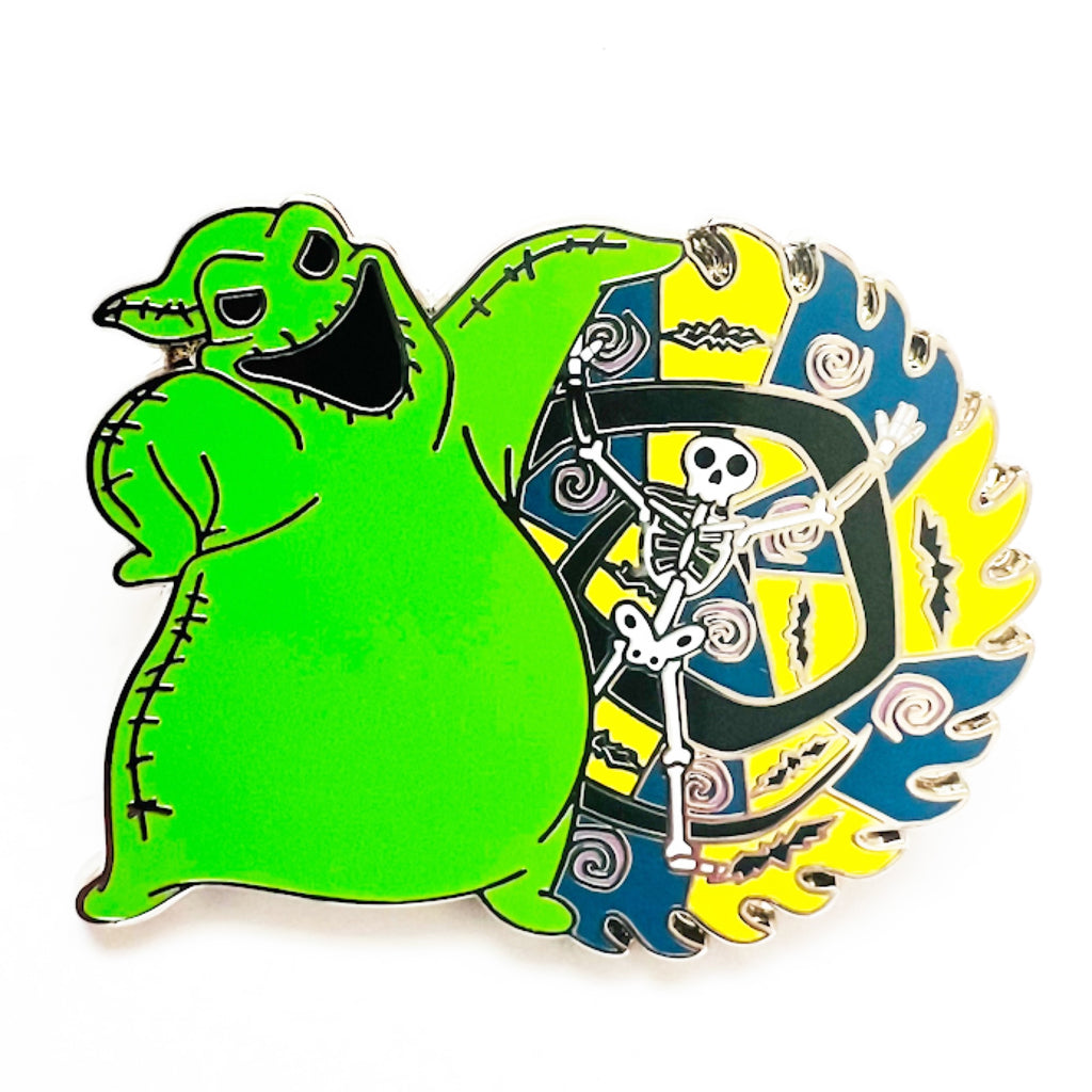 Disney Nightmare Before Christmas Oogie Boogie & Wheel Pin