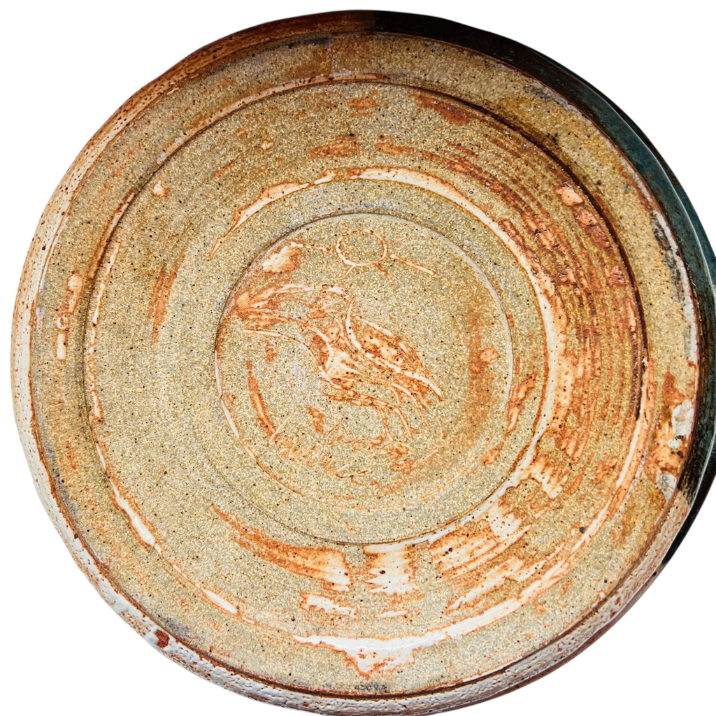 Studio Pottery Hand-painted Serving Dish Plate