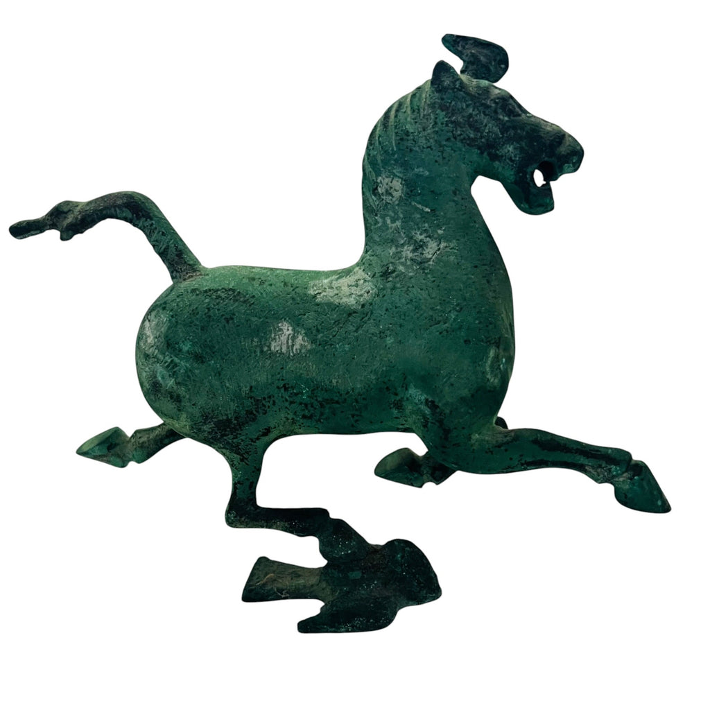 Vintage Heavy Reproduction Of The” Flying Horse Of Gansu” Statue