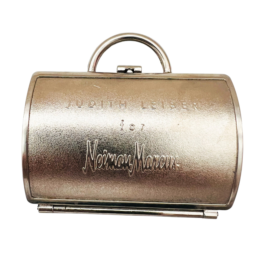 Judith Leiber Neiman Marcus Butterfly Embossed Metal Trinket Clutch