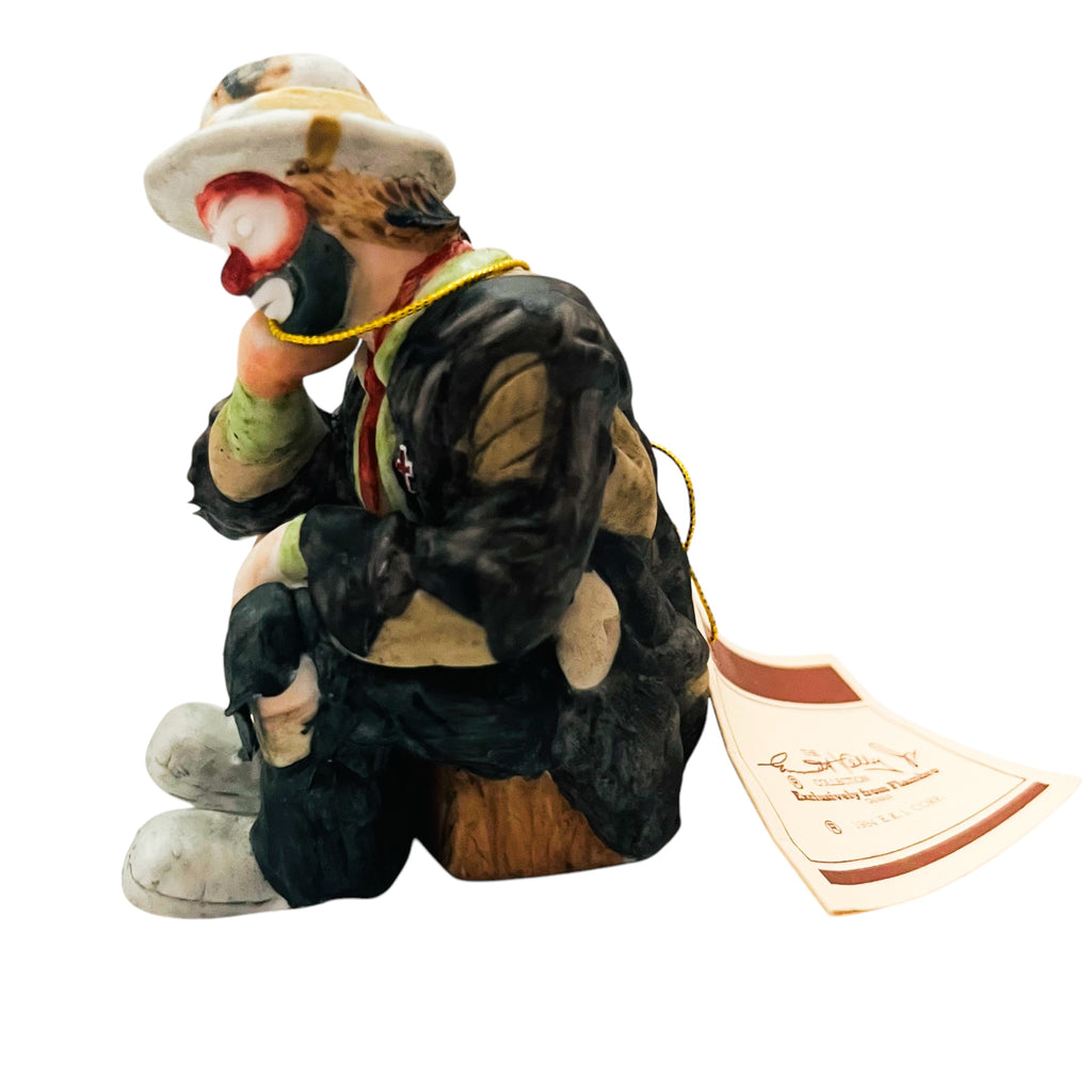 Vintage Emmett Kelly Jr. THE THINKER Miniature Collection Figurine