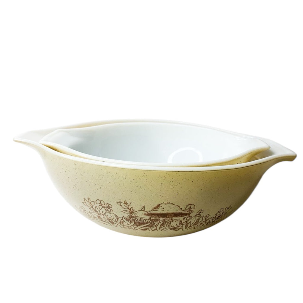 Vintage Pyrex Forest Francies Mushrooms Bowls