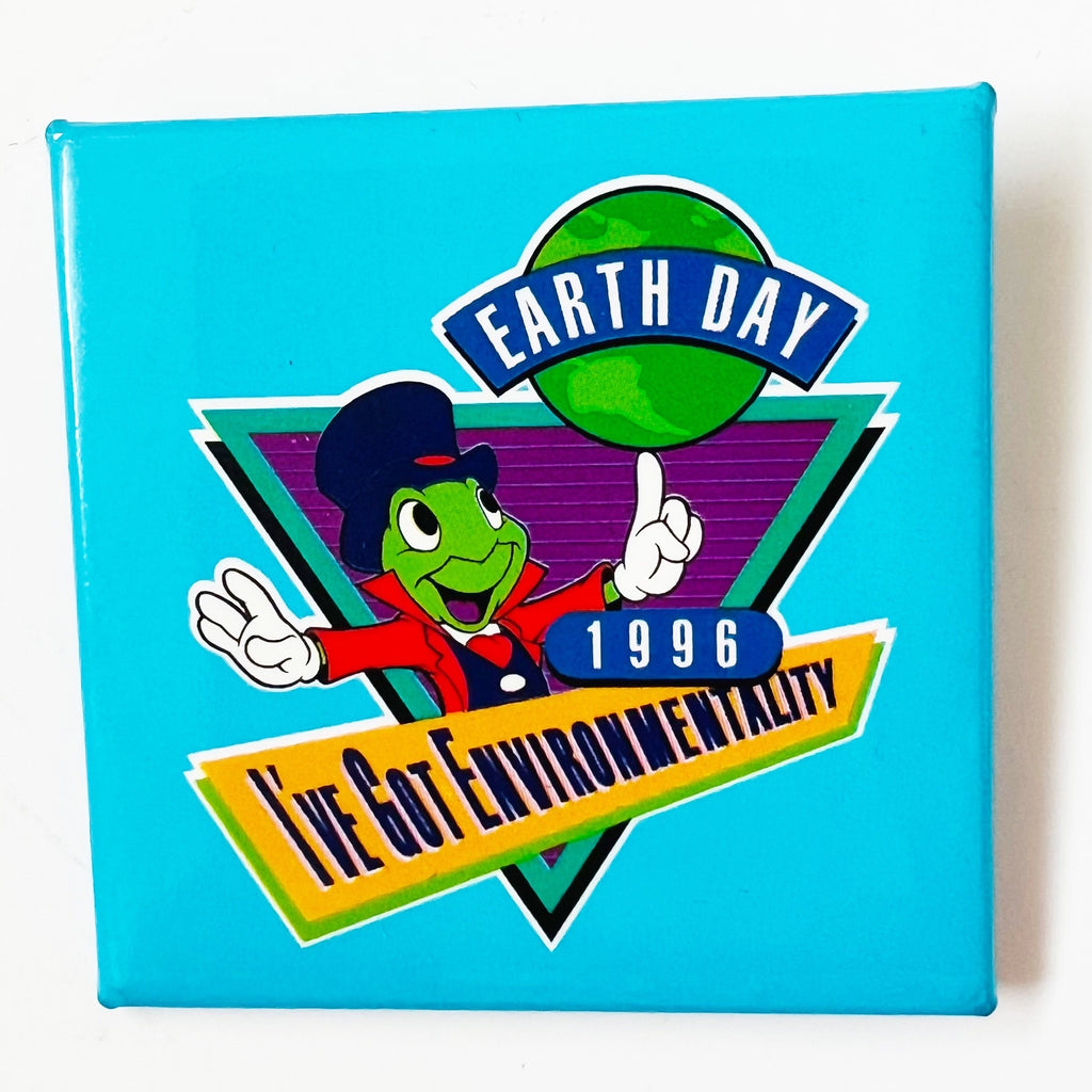 Vintage Earth Day 1996 Cast Member Exclusive Pinback Button