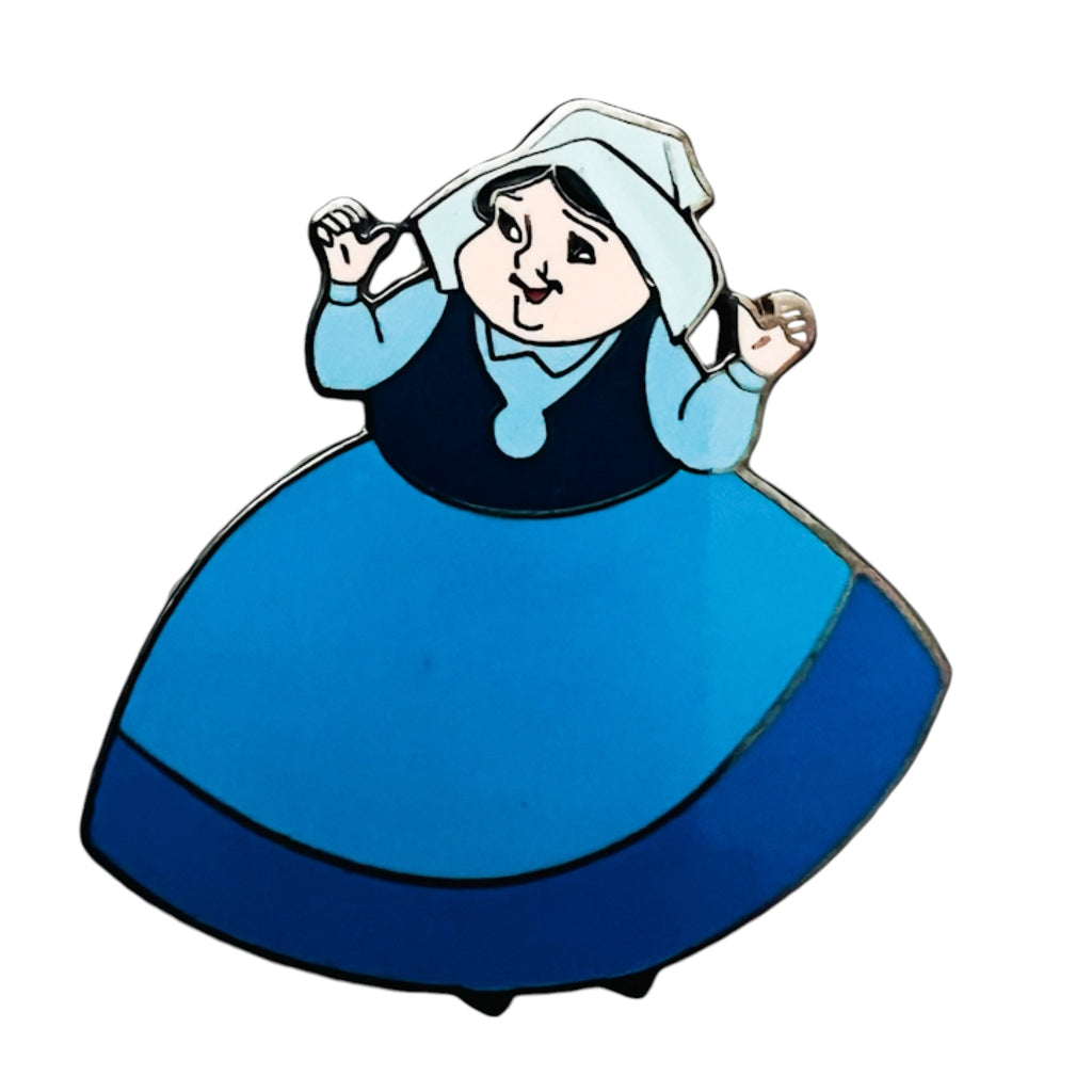 Disney DLR Sleeping Beauty Fairies Peasant Fauna Flora Merryweather Pin Set