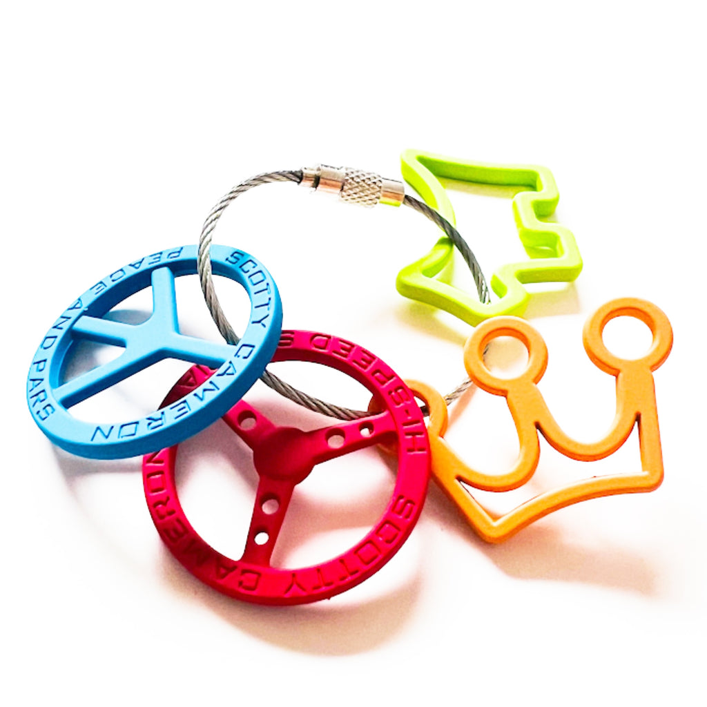 Scotty Cameron Coins | Peace Wheel Crown Dog Rubberized Metal Ball Marker