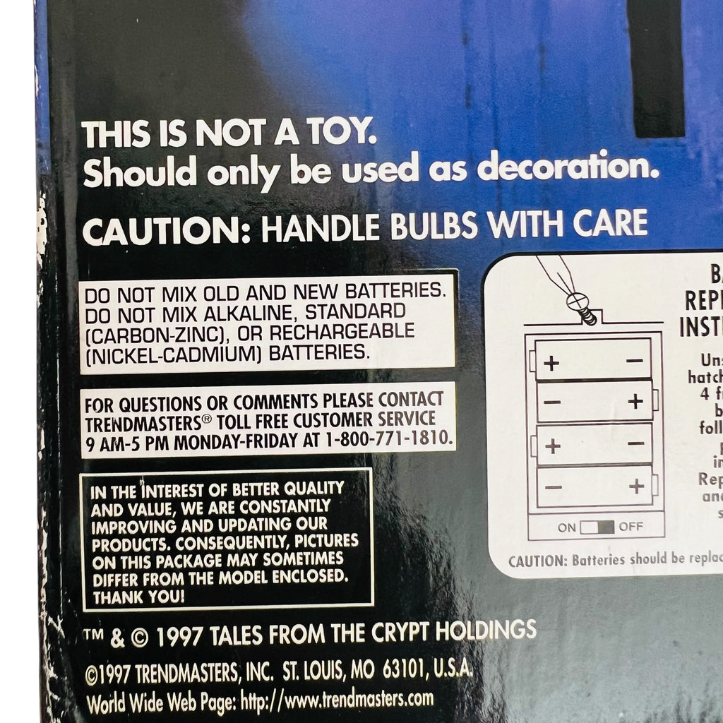 Vintage 1997 Tales From The Crypt Animated Cryptkeeper By Trendmasters