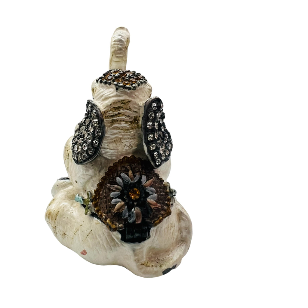 Vintage Fenton Amber Hobnail Glass Bell