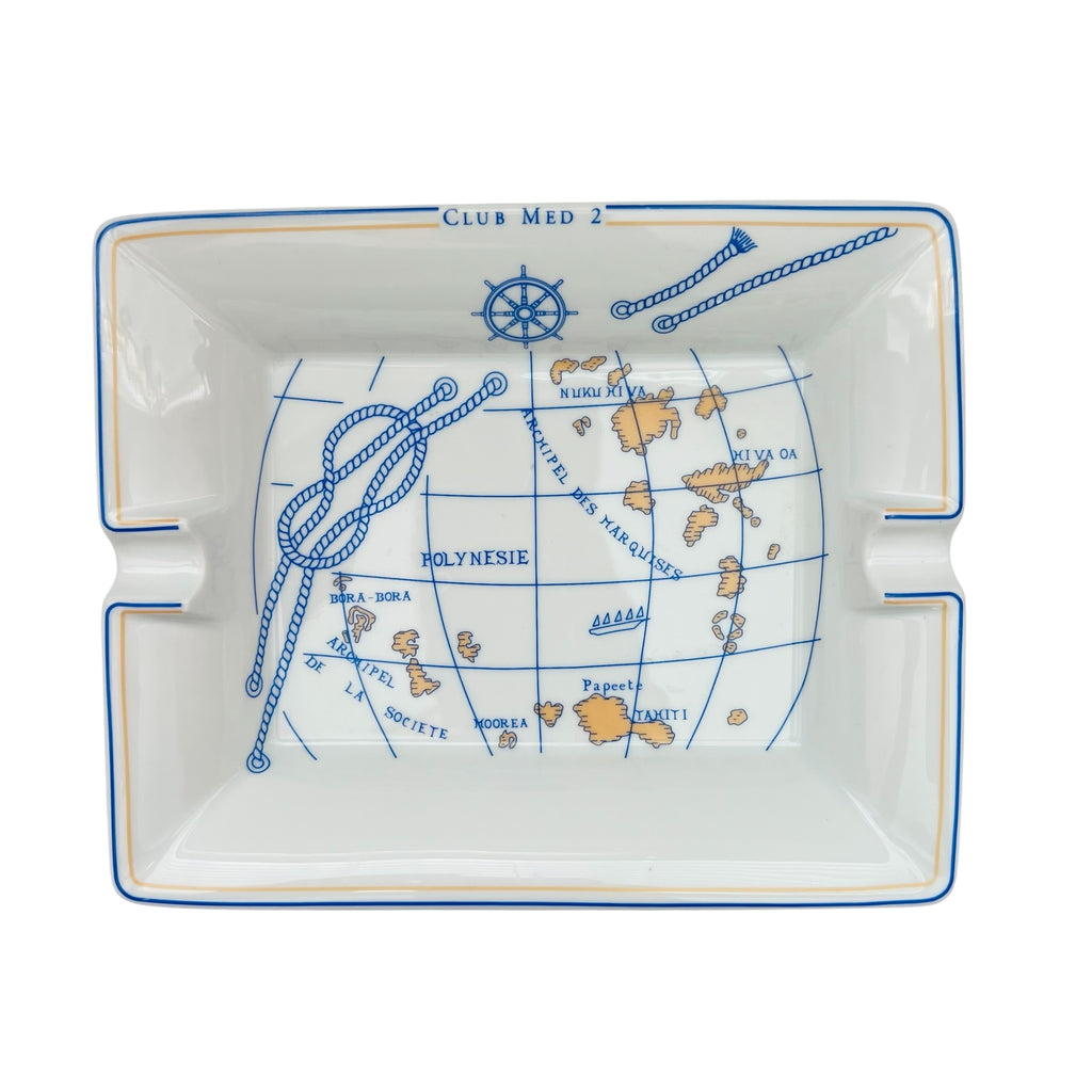 Club Med 2 FRANCE Nautical Arioria Limoges Ashtray