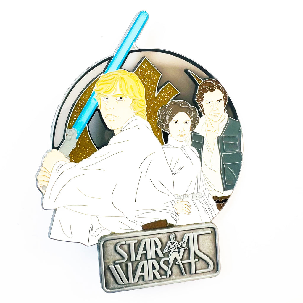 Disney Star Wars Luke Han Leia Stormtroopers 45th Anniversary LE Pin