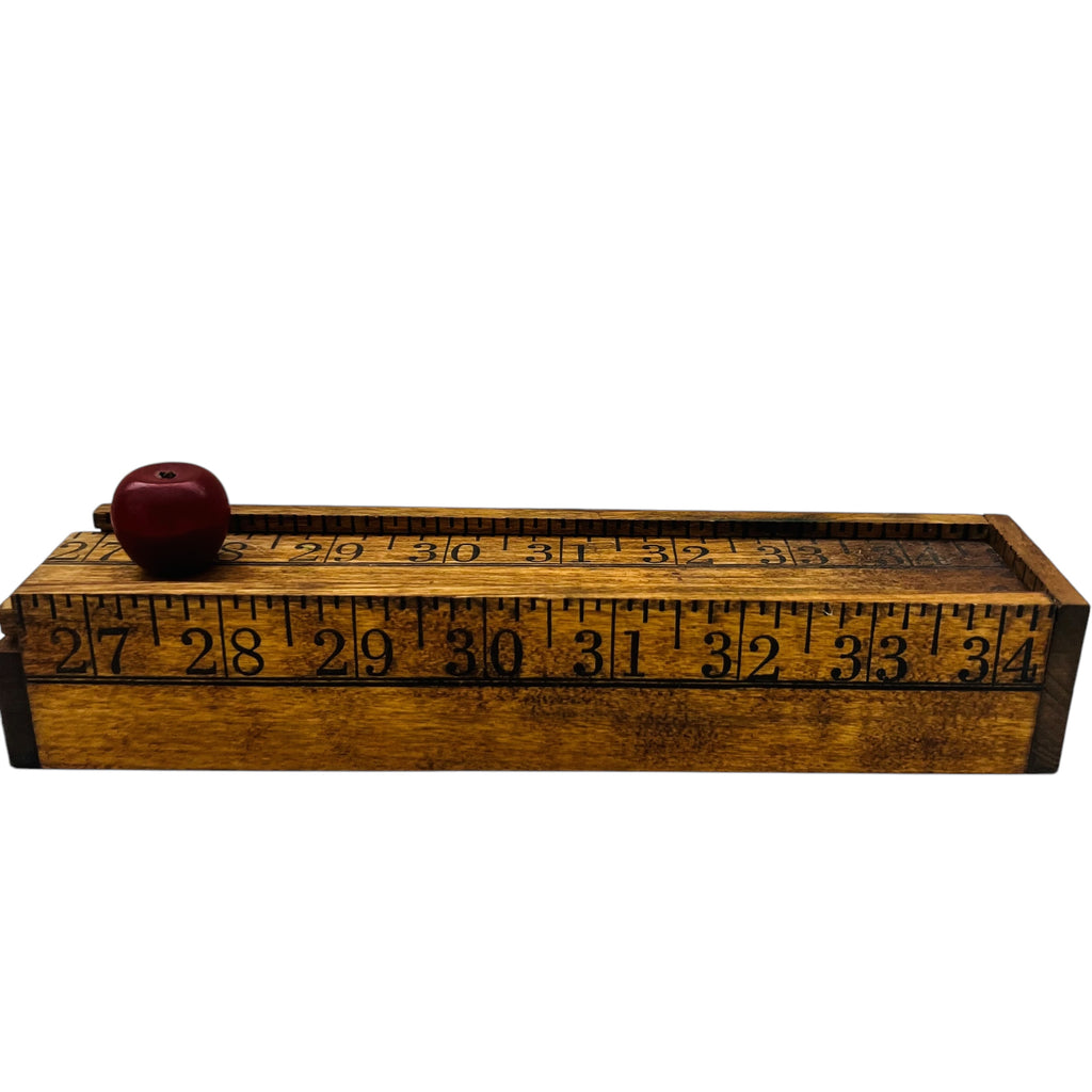Pencil Case Ruler Wood All Teachers Will Surely Go To Heaven Pencils Box