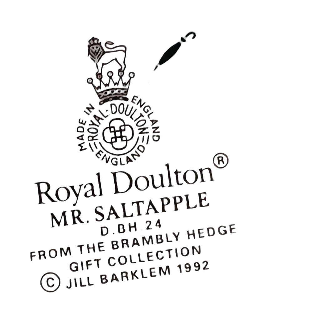 Royal Doulton Mr Saltapple Brambly Hedge Co Gift Collection Figurine