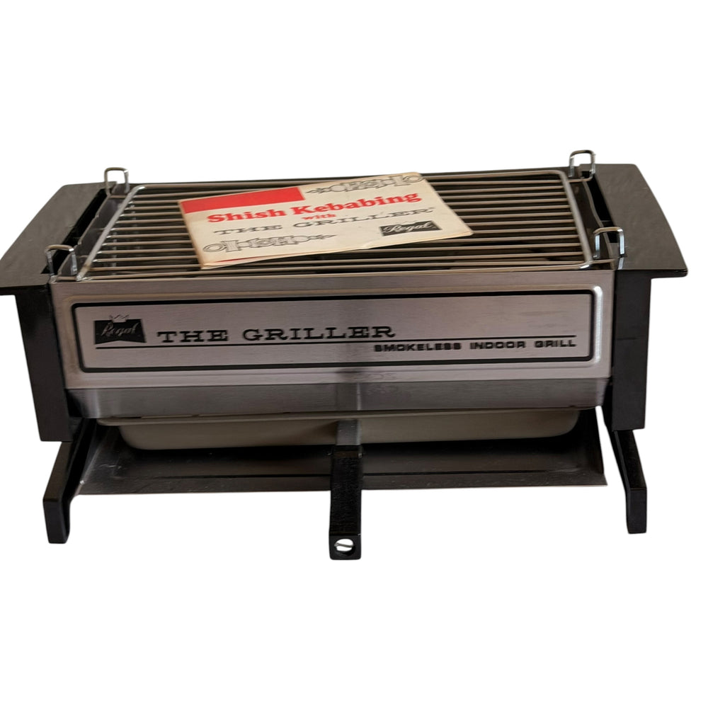 REGAL WARE Vintage 'The Griller' Smokeless Indoor Electric Mini Grill