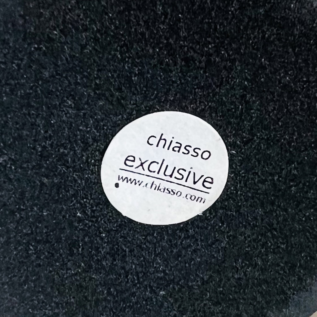 Chiasso Exclusive Orange Turquoise Metal Bubble Candlesticks