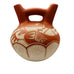 Vintage 1981 Pottery Signed Double Spout Wedding Vase