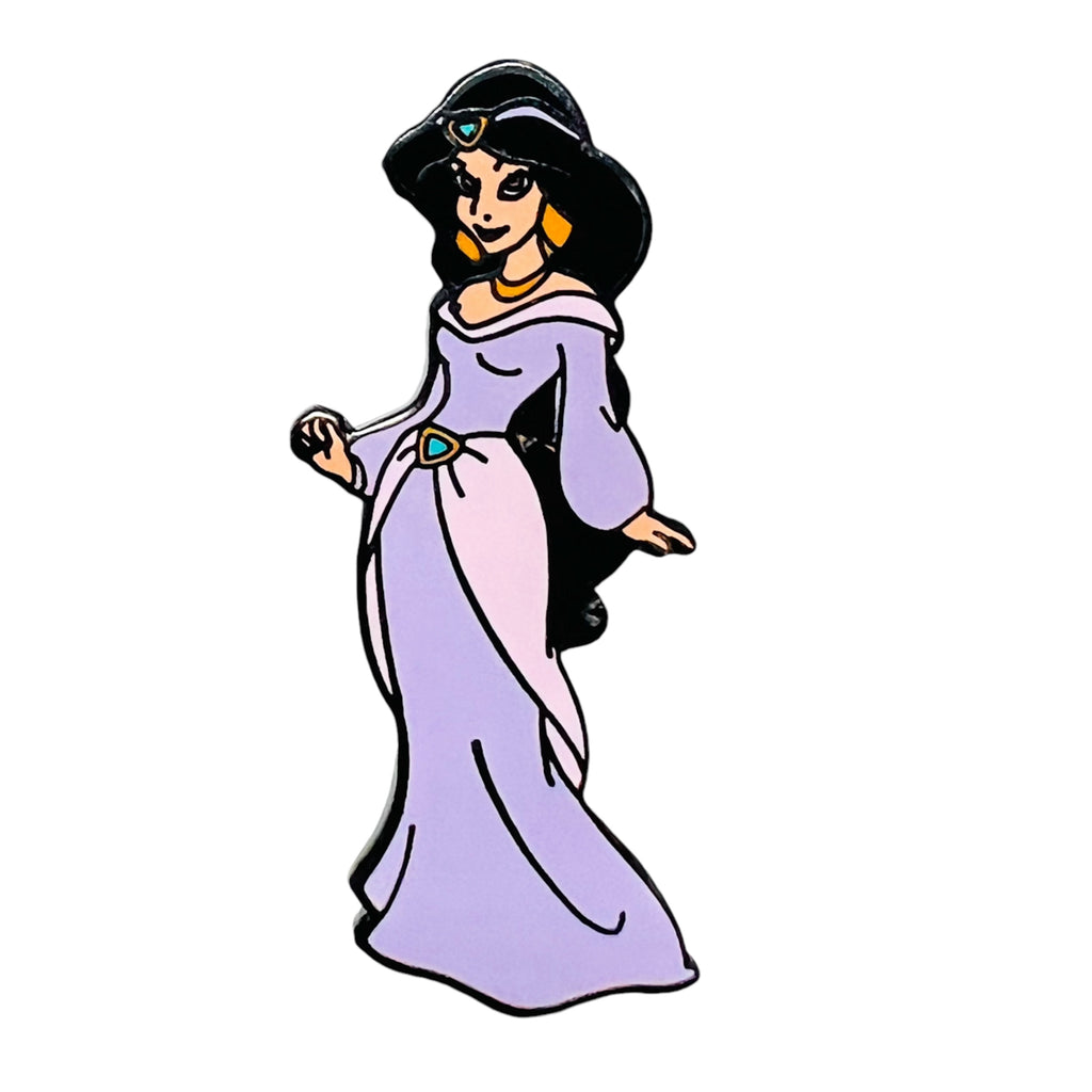 Disney Princess Jasmine Purple Pink Dress Aladdin Pin