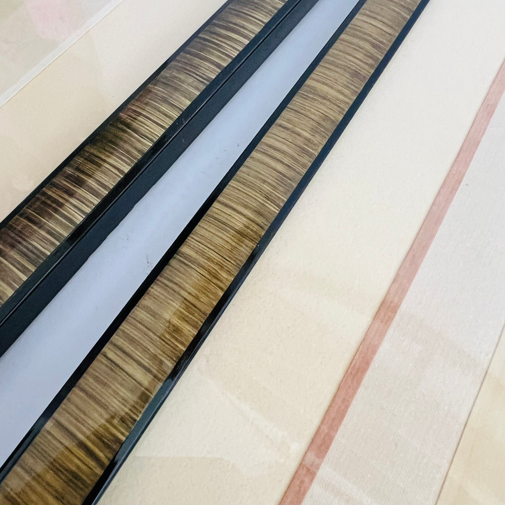 Chinese Watercolor Gouache Floral Butterfly Paintings in Gold Frame Pair