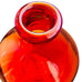 Vintage Art Glass Tangerine Ted Vibrant Red Glass Vase