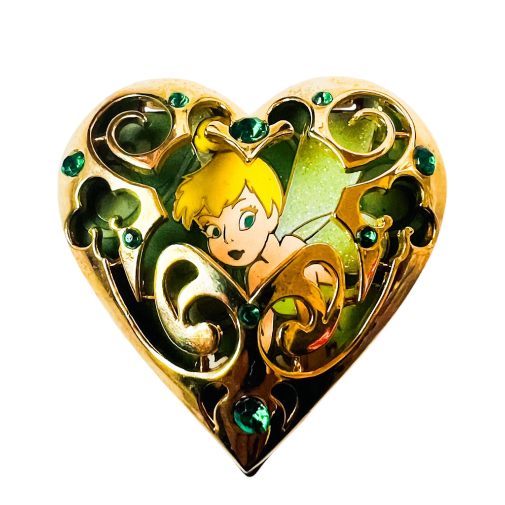 Disney Tinker Bell Birthstone Collection May Heart Hinged Limited Edition Pin