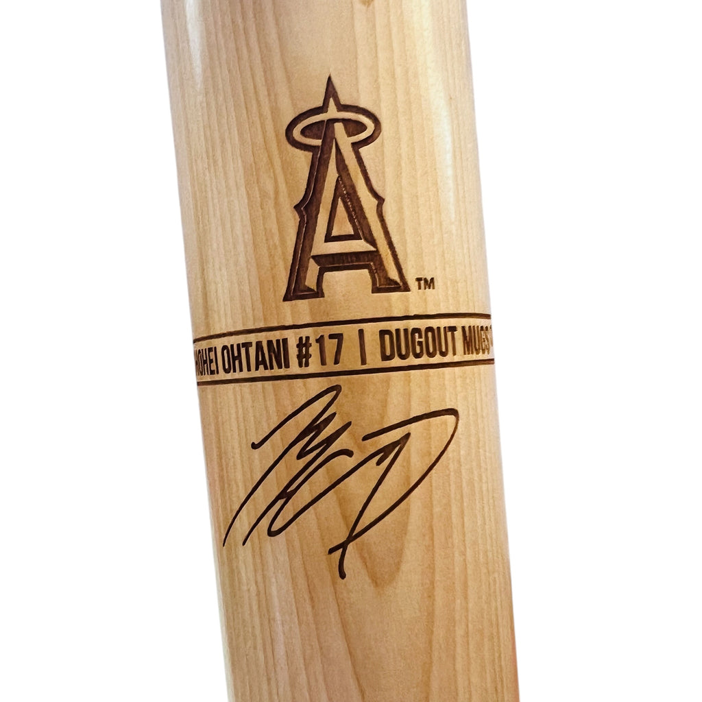 Anaheim Angels Shohei Ohtani Signature Dugout Wood Mug