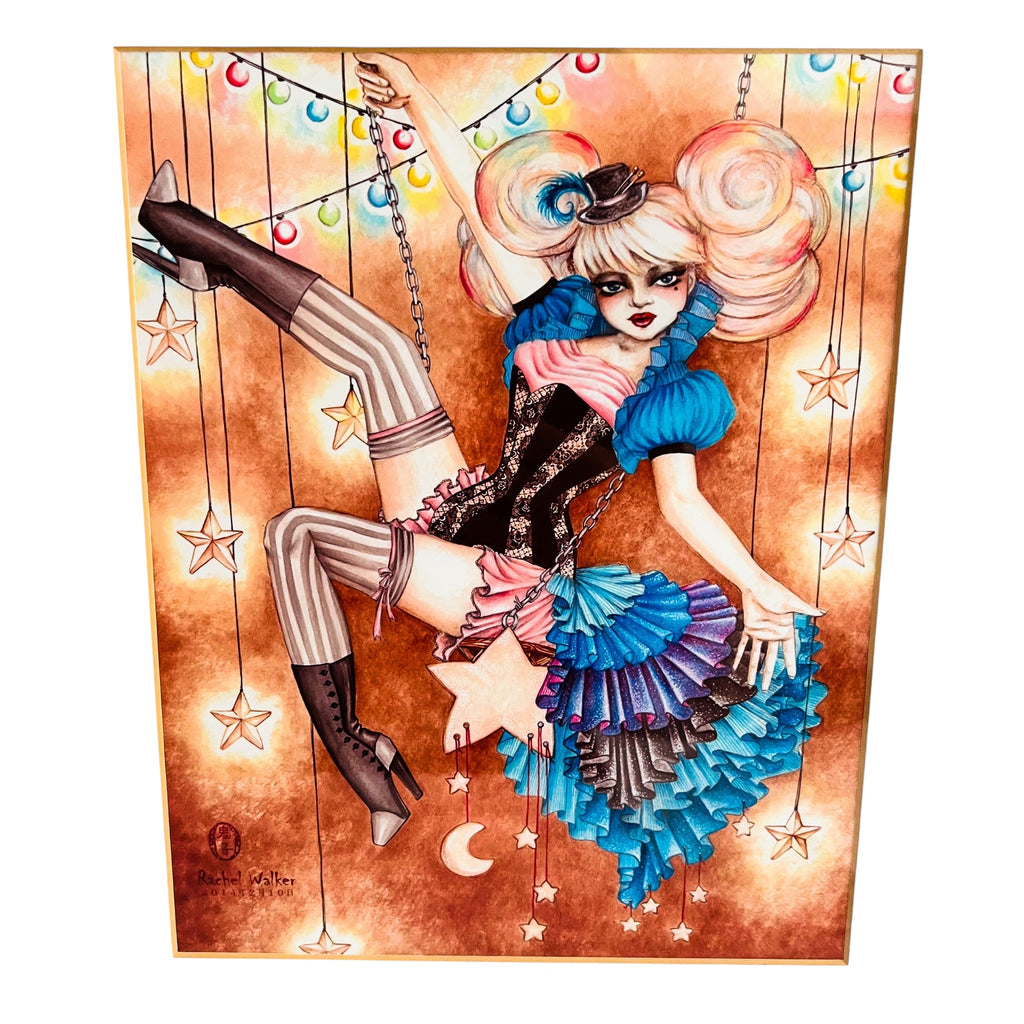 Swing On A Star By Rachel Walker Open Edition Signed Numbered By Artist Wall Framed Art