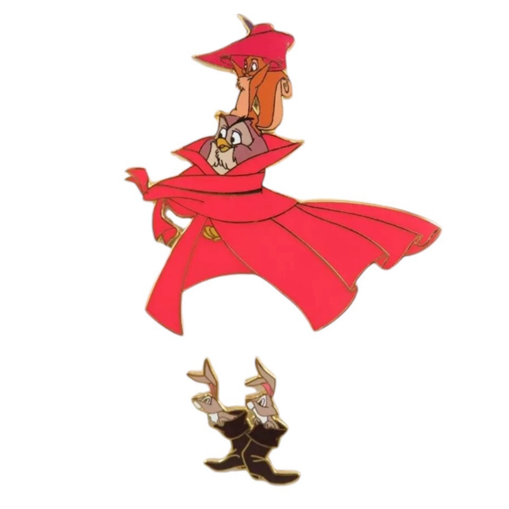 Disney Sleeping Beauty's Briar Rose Prince Phillip Forest Friends Pin Set