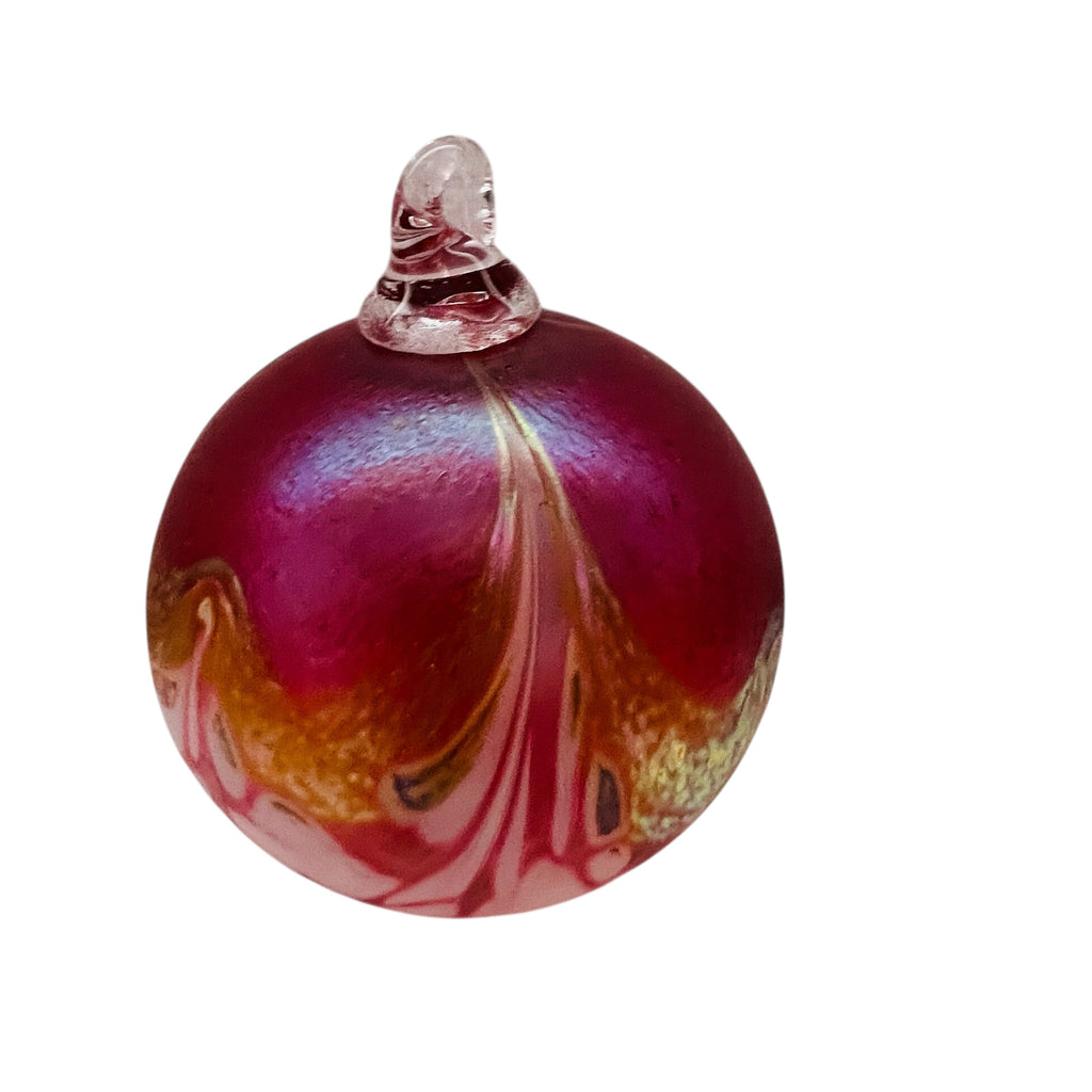 Studio Art Glass Marlowe Silverman Ephemera Christmas Holiday Ornament