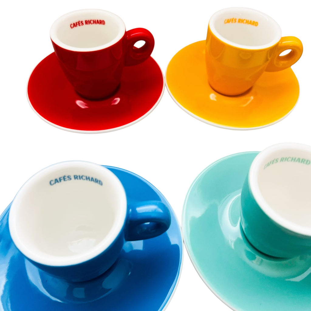 Cafés Richard Espresso Cup and Saucer 6/Set
