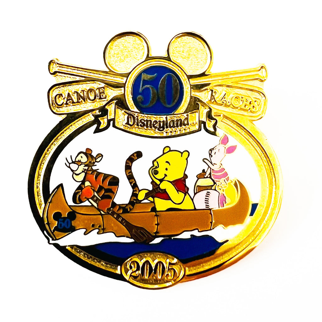 Disneyland 50th Anniversary 2005 Cast Exclusive Canoe Races LE 1000 Disney Pin