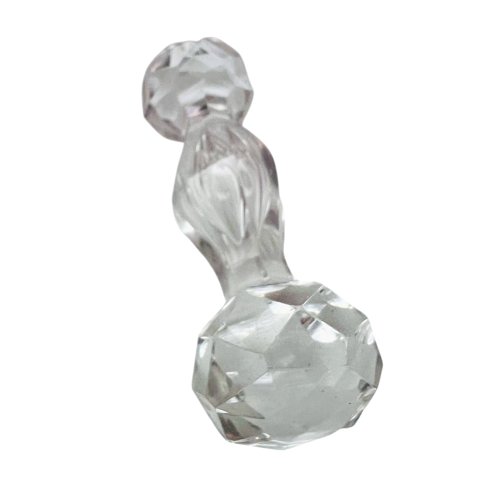 Vintage Diamond Cut Crystal Pattern Culinary Rest