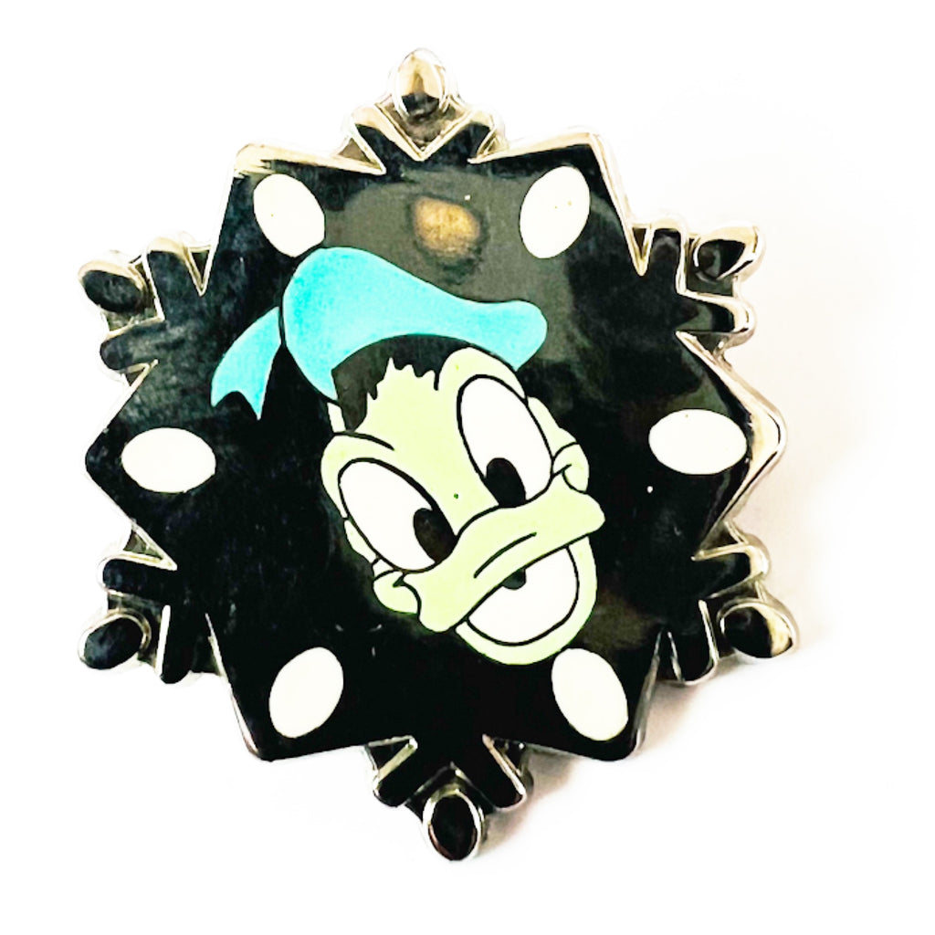 Disney Donald Duck Snowflake Disneyland Resort Hotel Collection Hidden Mickey Pin