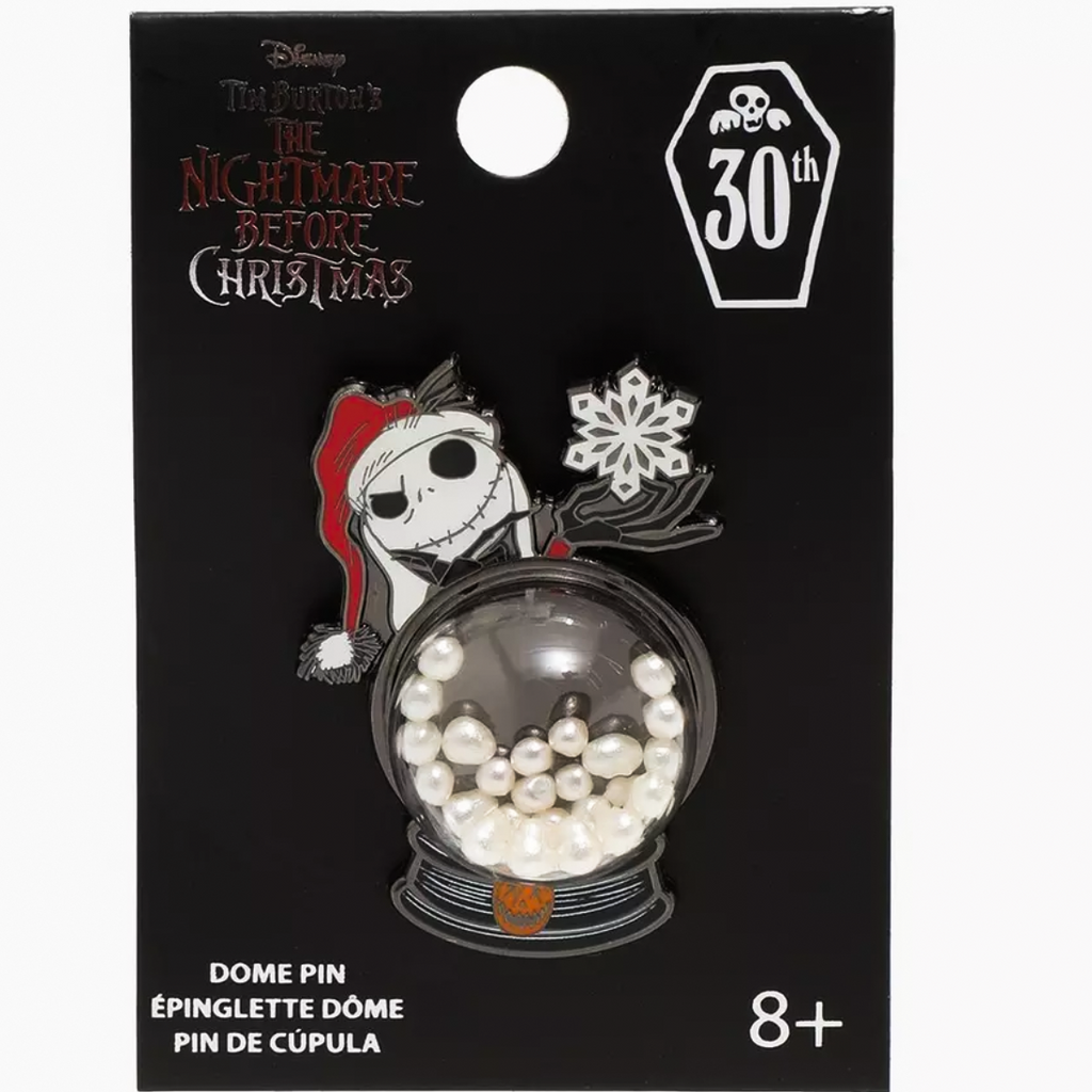 Loungefly The Nightmare Before Christmas Snow Globe Dome Enamel Pin