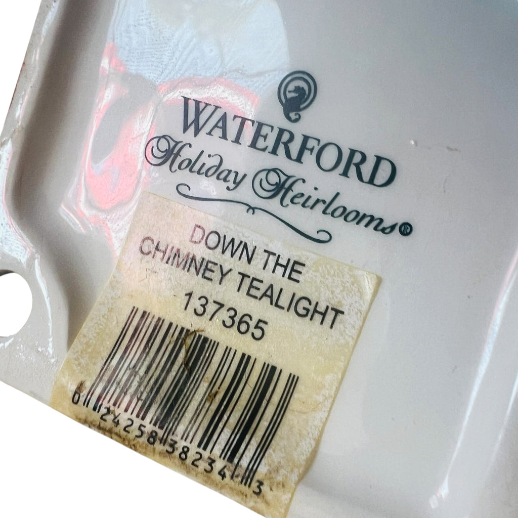 Waterford Holiday Heirlooms Down the Chimney'Candle Tealight Holder