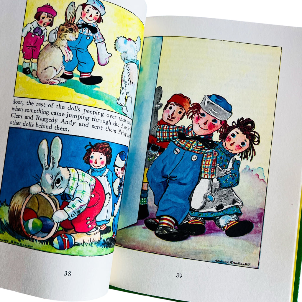 Raggedy Ann Stories 1960 & Raggedy Andy Stories 1961 Johnny Gruelle Books