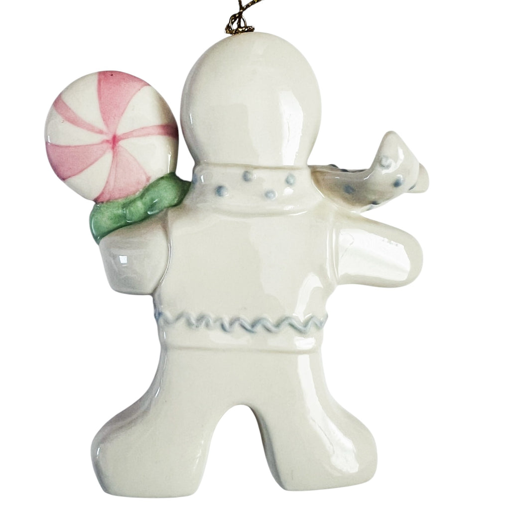 Lenox Gingerbread Man Lollipop Holiday A Gingerbread Christmas 2005 Ornament