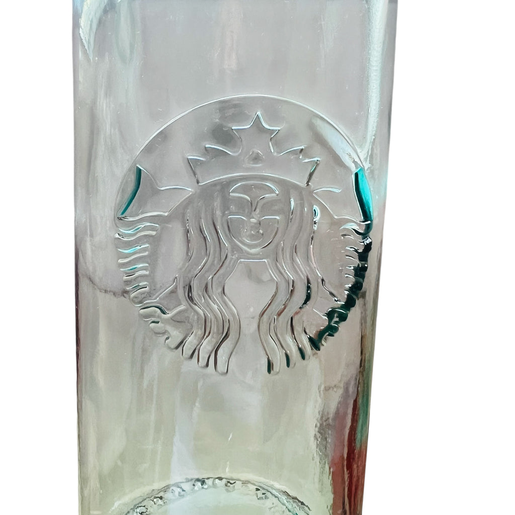 Starbucks Water Bottle Recycled Glass 20oz Made In Spain