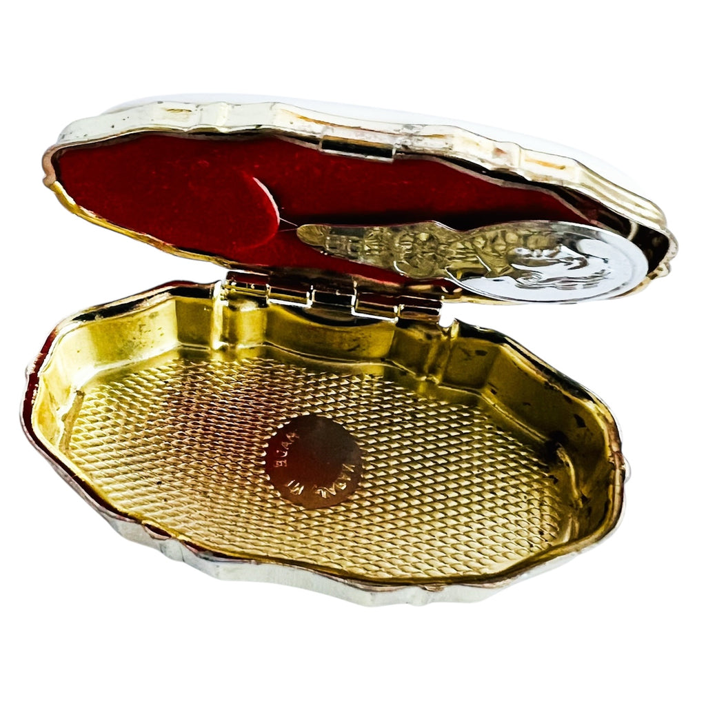 Vintage I Love New York Metal Tin Mini Trinket Box
