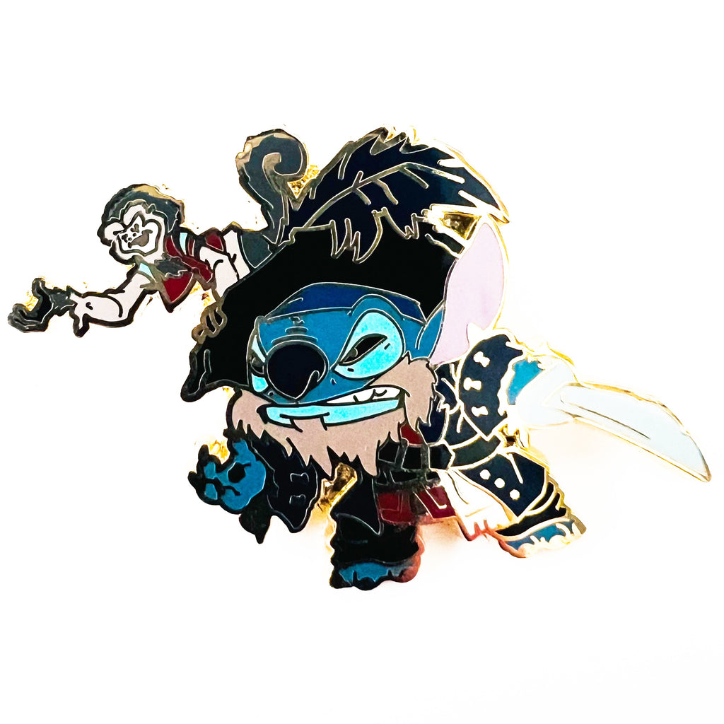 Disney Pirates of the Caribbean Stitch as Barbosa Pin