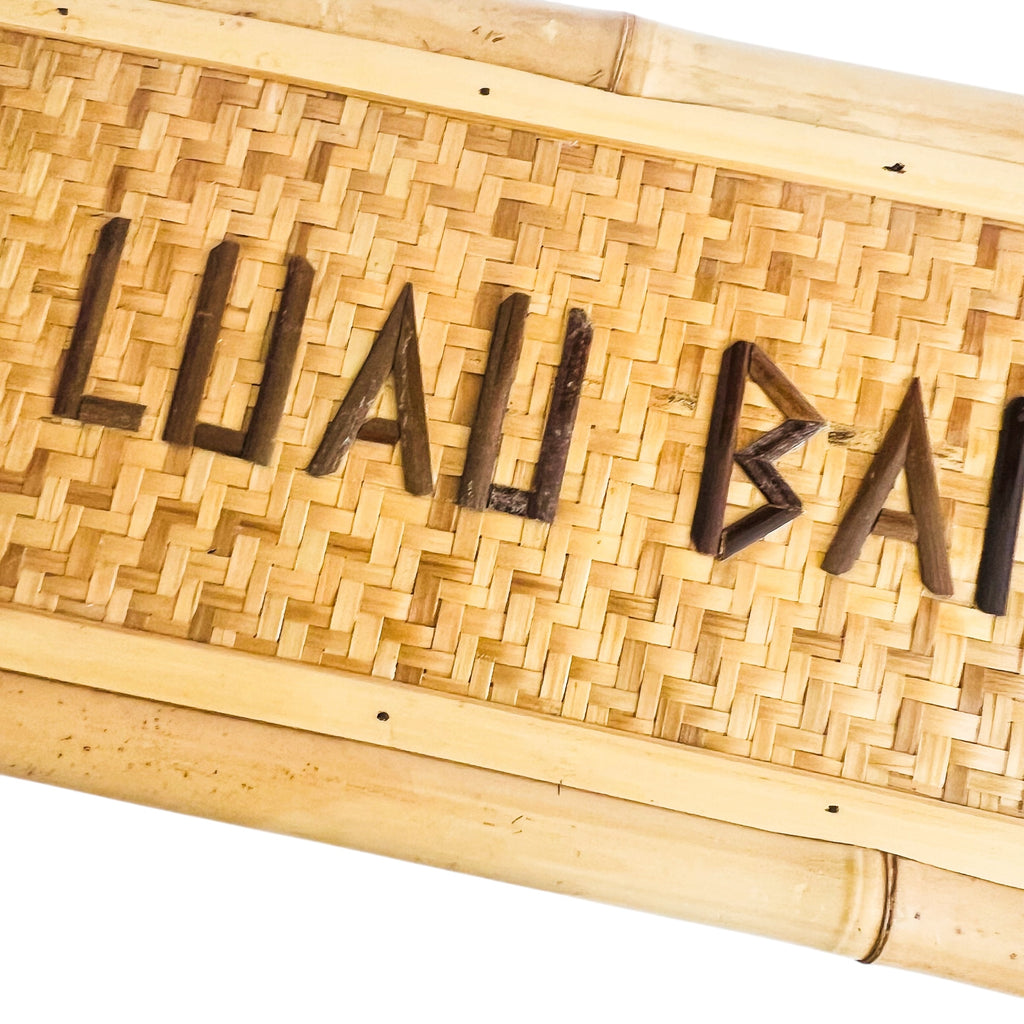 Bamboo Luau Bar Tiki Room Sign