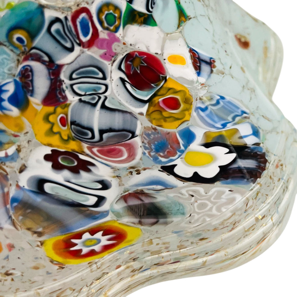 Vintage Murano Made In Italy Glass Millefiori Lamp Shade