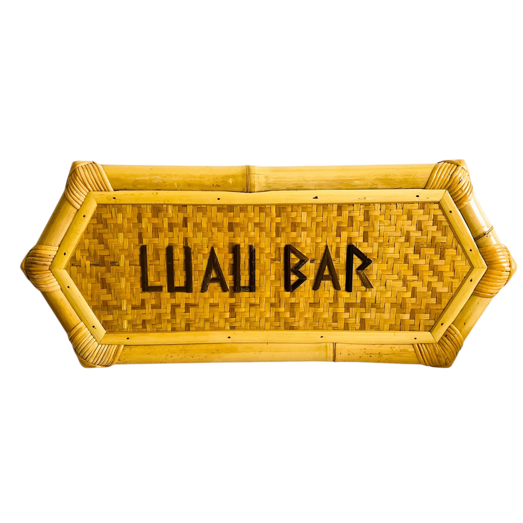 Bamboo Luau Bar Tiki Room Sign