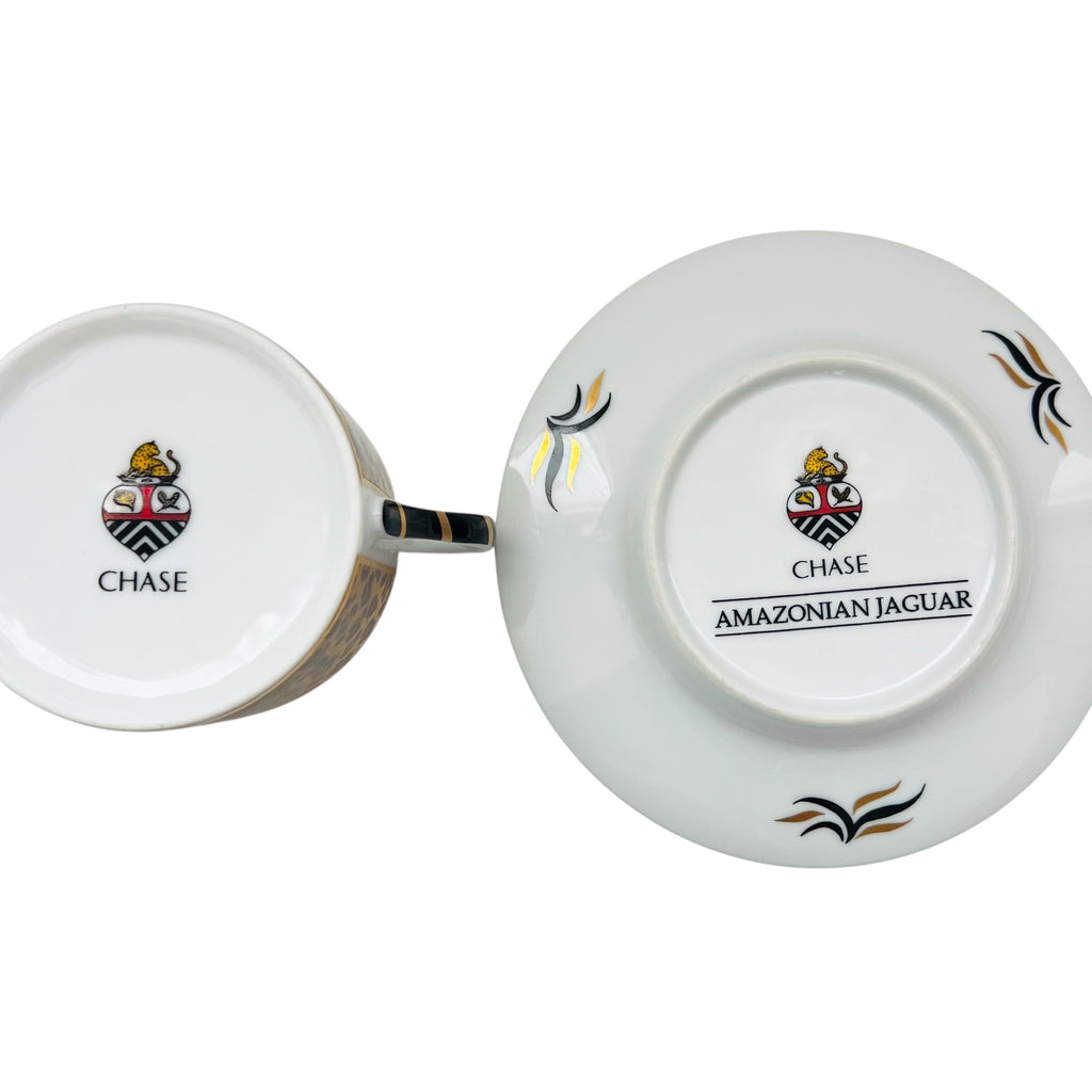 Lynn Chase Amazonian Jaguar Cup & Saucer Set