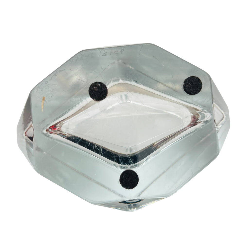 Kosta Boda Diamond Crystal Signed Numbered Vase