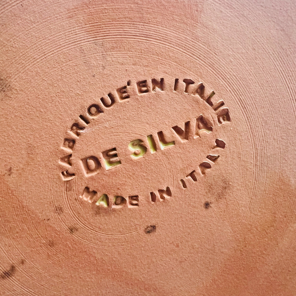 De Silva Terracotta Baking Casserole Pot w/Handles Lid