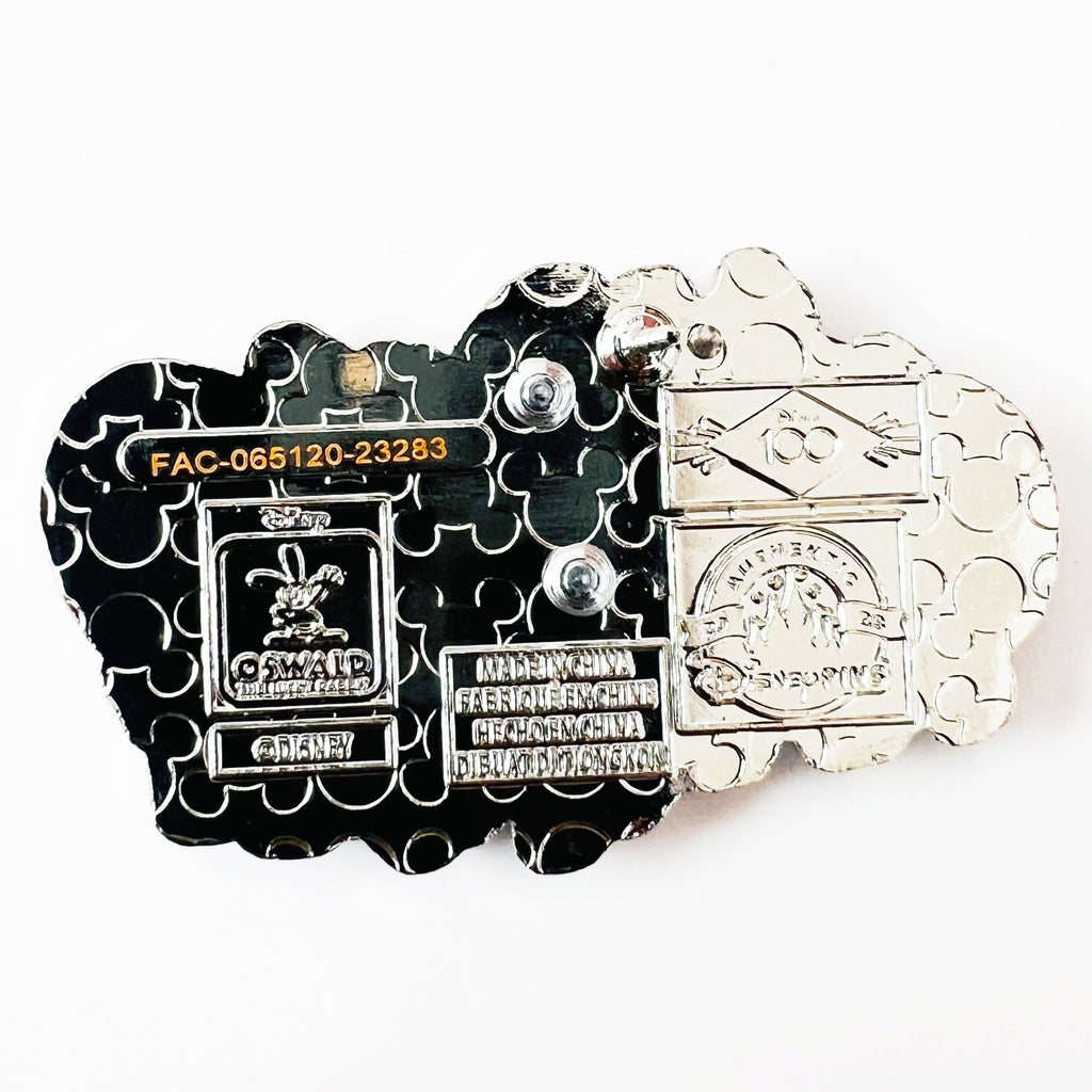 Disneyland Oswald the Lucky Rabbit Logo Disney100 Anniversary Pin