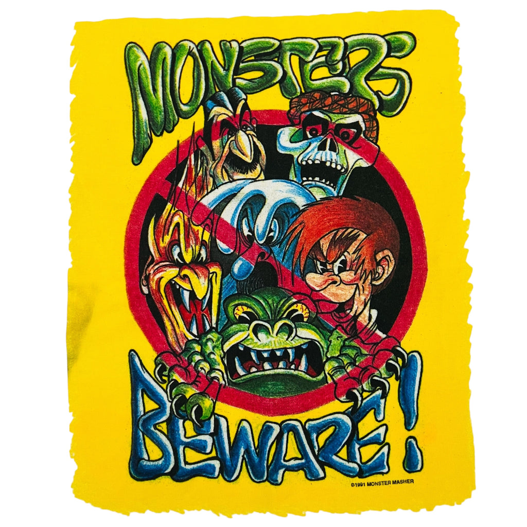 Vintage Monster Masher 1991 Graphic Tee Shirt