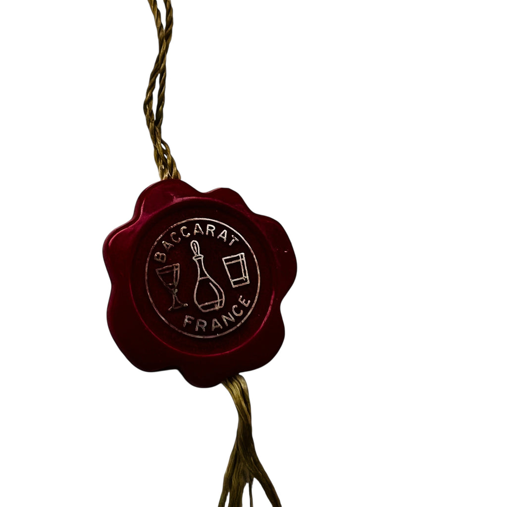 Baccarat France Capri Optic Champagne Crystal Flute Glass