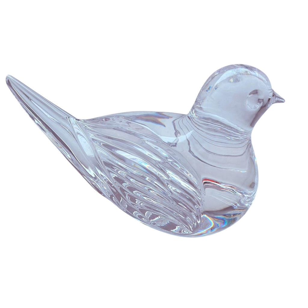 Waterford Crystal Dove Figurine Paperweight