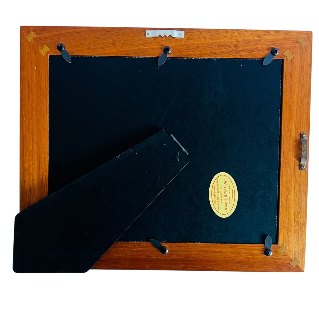 William & Zimmer The Turtle Nap Hawaiian Child Wood Framed